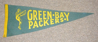 1940's-60's Green Bay Packers Pennants with First Super Bowl (4)